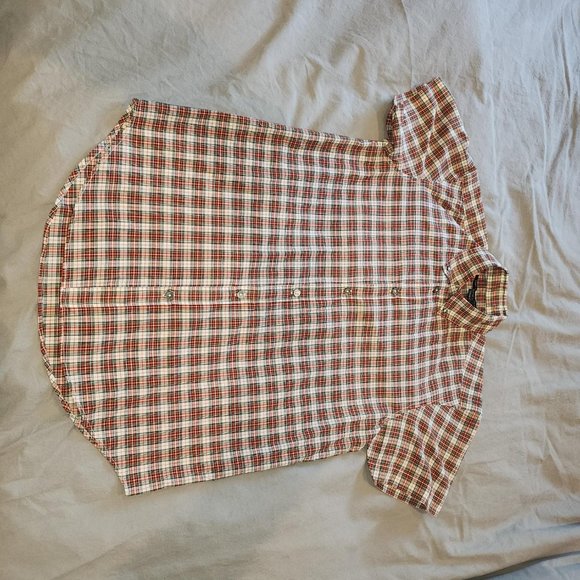 MARC by MARC JACOBS Men's Short Sleeve Button-Down SHIRT * PLAID * SMALL - Picture 2 of 3